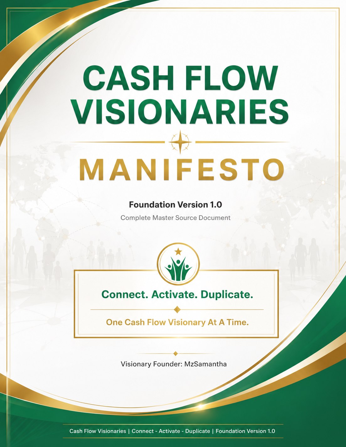 Cash Flow Visionaries Manifesto - Foundation Version 1.0